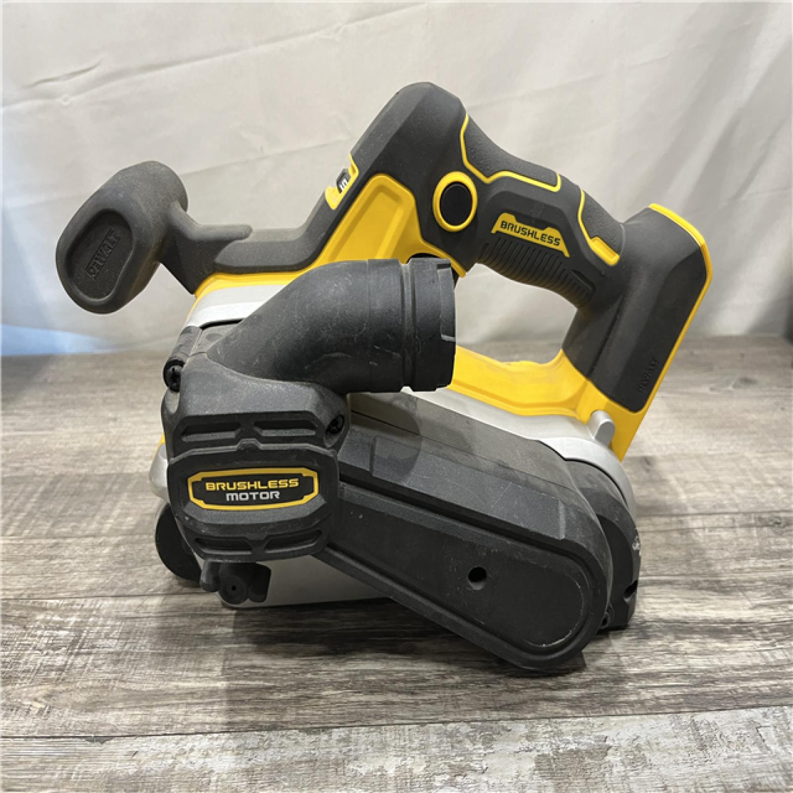 AS-IS DEWALT 20V MAX* XR Brushless Cordless Belt Sander (Tool-Only)