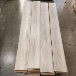 Phoenix AS-IS TrafficMaster Lakeshore Pecan Stone 7 mm T x 7.6 in. W Laminate Wood Flooring (488 sqft/20 case)