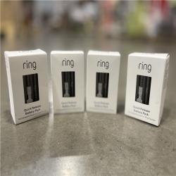 NEW! - Ring Quick-Release Battery Pack For Video Doorbells And Security Cams - (4 UNITS)
