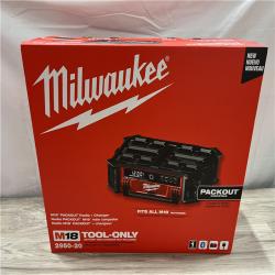 NEW Milwaukee Lithium-Ion Cordless PACKOUT Radio/Speaker with Built-In Charger