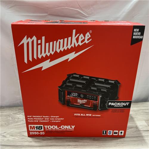 NEW Milwaukee Lithium-Ion Cordless PACKOUT Radio/Speaker with Built-In Charger
