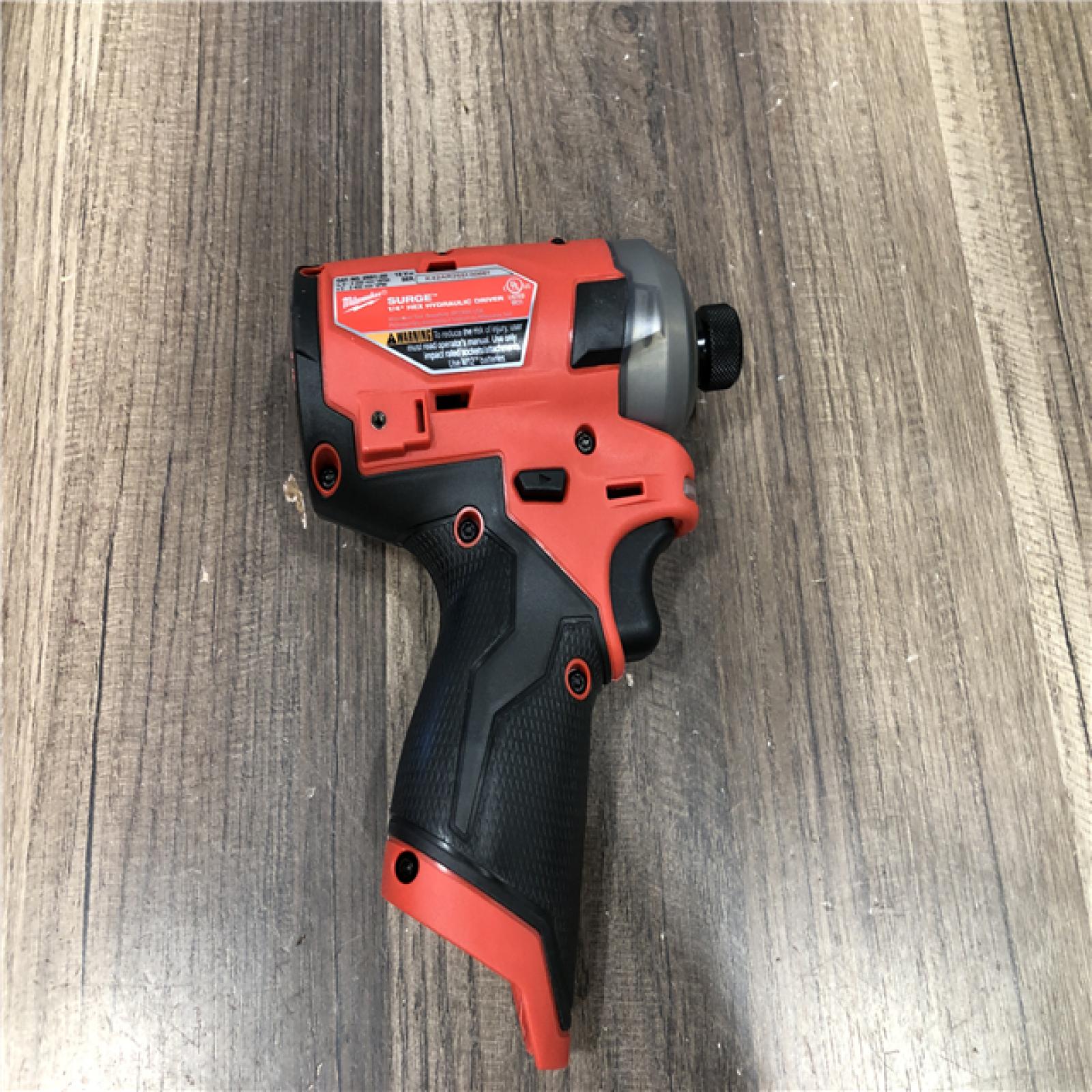 AS-IS Milwaukee FUEL SURGE 12V Lithium-Ion Brushless Cordless 1/4 in. Hex Impact Driver (Tool-Only)