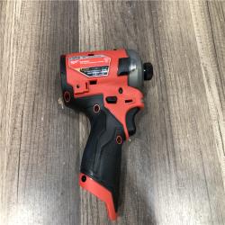 AS-IS Milwaukee FUEL SURGE 12V Lithium-Ion Brushless Cordless 1/4 in. Hex Impact Driver (Tool-Only)
