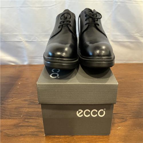 ECCO Maitland Derby Leather Shoes - Black - SZ 8.5