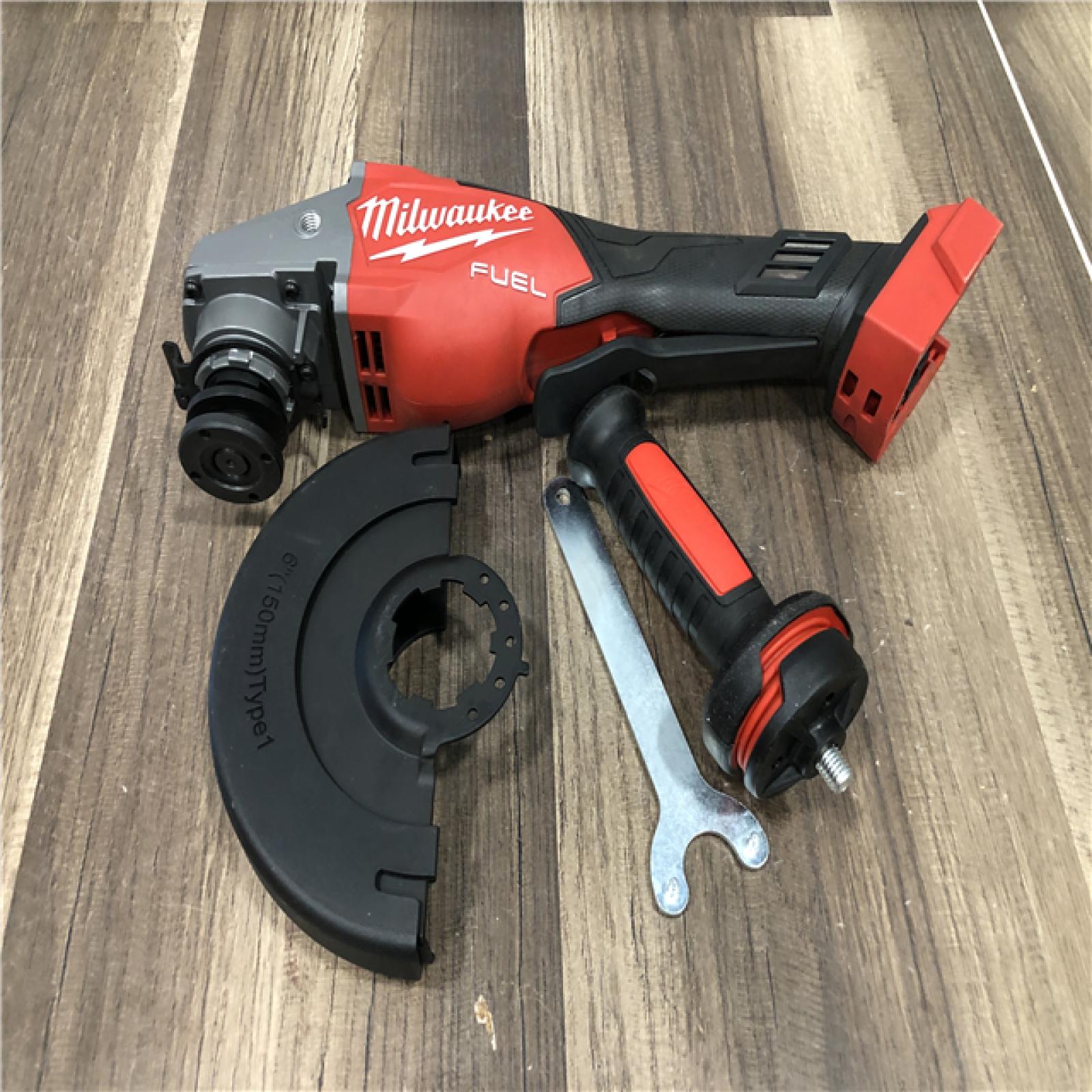 AS-IS Milwaukee  FUEL 18-Volt Lithium-Ion Brushless Cordless 4-1/2 in./6 in. Braking Grinder with Paddle Switch (Tool-Only)