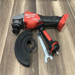 AS-IS Milwaukee  FUEL 18-Volt Lithium-Ion Brushless Cordless 4-1/2 in./6 in. Braking Grinder with Paddle Switch (Tool-Only)