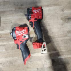 HOUSTON LOCATION - AS-IS MILWAUKEE 2 TOOL COMBO KIT W/ (2) BATTERY & CHARGER