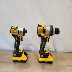 AS-IS- DEWALT 20V MAX Lithium-Ion Cordless 2-Tool Combo Kit