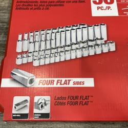 NEW - Milwaukee 3/8 in. Drive SAE/Metric Ratchet and Socket Mechanics Tool Set (56-Piece)
