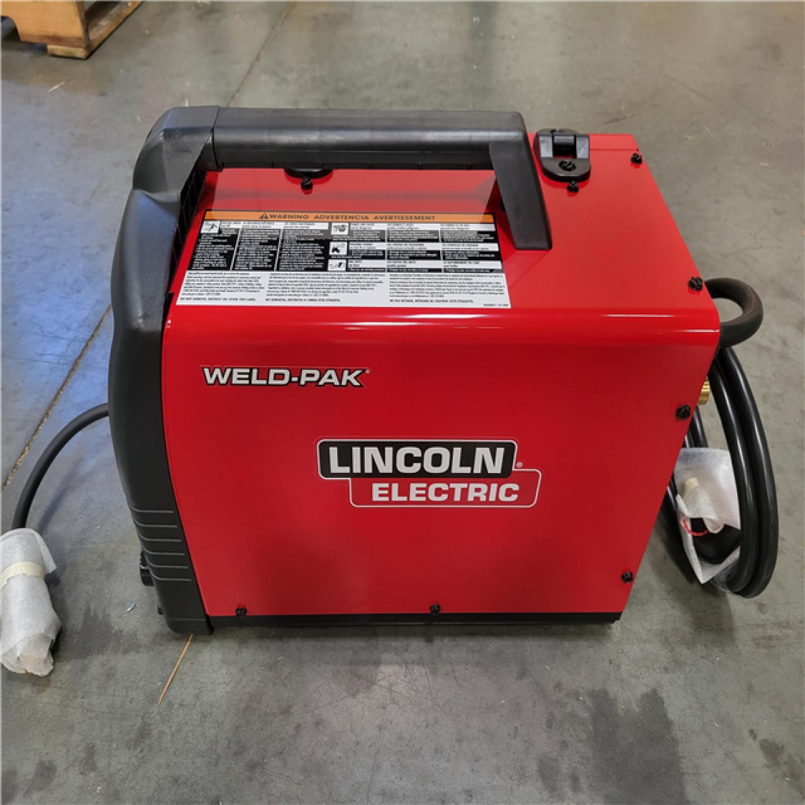 CALIFORNIA NEW LINCOLN ELECTRIC 180 I MP DV WELD PAK