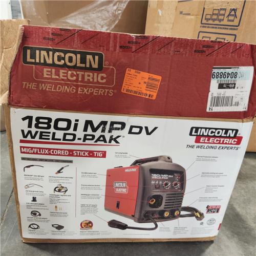 Dallas Location - As-Is Lincoln K5257-1 180i MP DV Weld Pak