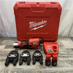 AS-IS Milwaukee 12-Volt Lithium-Ion FORCE LOGIC Copper Press Tool Kit