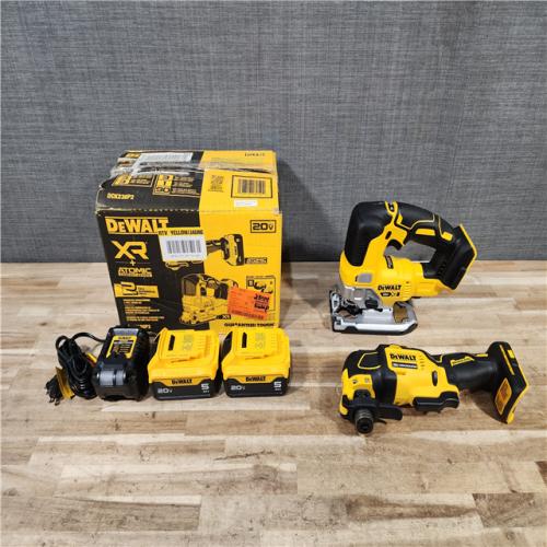 HOUSTON LOCATION - AS-IS (APPEARS LIKE NEW) DEWALT 20V Lithium-Ion 2-Tool Cordless Combo Kit