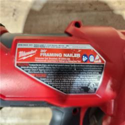 HOUSTON LOCATION - AS - IS Milwaukee FUEL 3-1/2 in. 18-Volt 30-Degree Lithium-Ion Brushless Cordless Framing Nailer (Tool-Only)