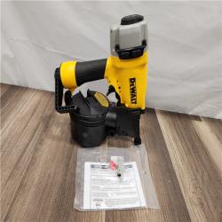 LIKE NEW! - DEWALT 2-1/2 Inch 15 Degree Coil Siding and Fencing Nailer
