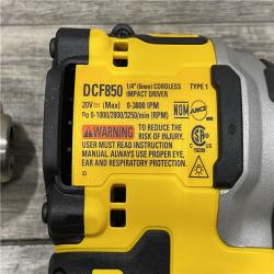 AS-IS DEWALT ATOMIC 20V MAX Lithium-Ion Cordless 2-Tool Combo Kit