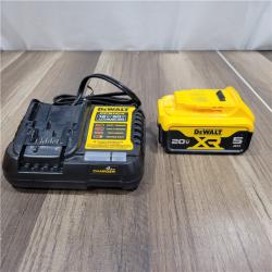 AS-IS DEWALT 20-Volt Maximum XR 5.0 Ah Battery Pack and Charger