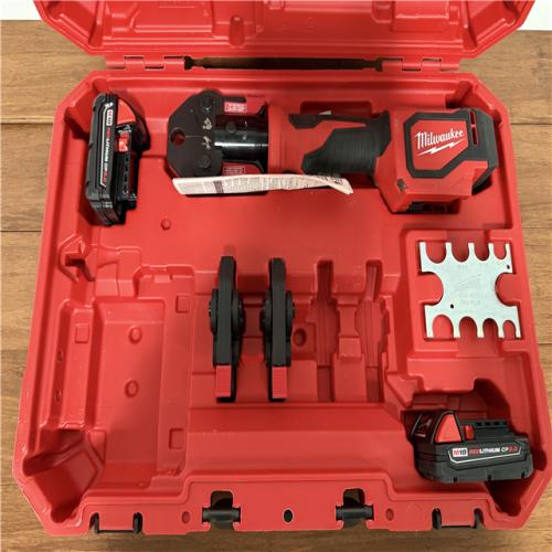 California AS-IS Milwaukee M18 Short Throw Press Tool Kit with PEX Crimp Jaws