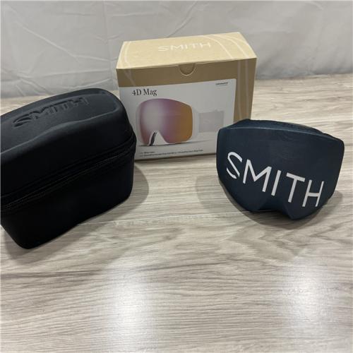 Smith 4D Mag Low Bridge Fit Googles ChromaPop Everyday Rose Gold Mirror White Vapor M007190OZ99M5