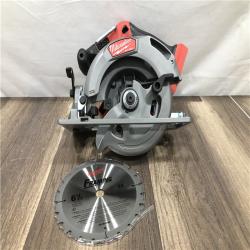AS-IS Milwaukee FUEL 18V Lithium-Ion Brushless Cordless 6-1/2 in. Circular Saw (Tool-Only)