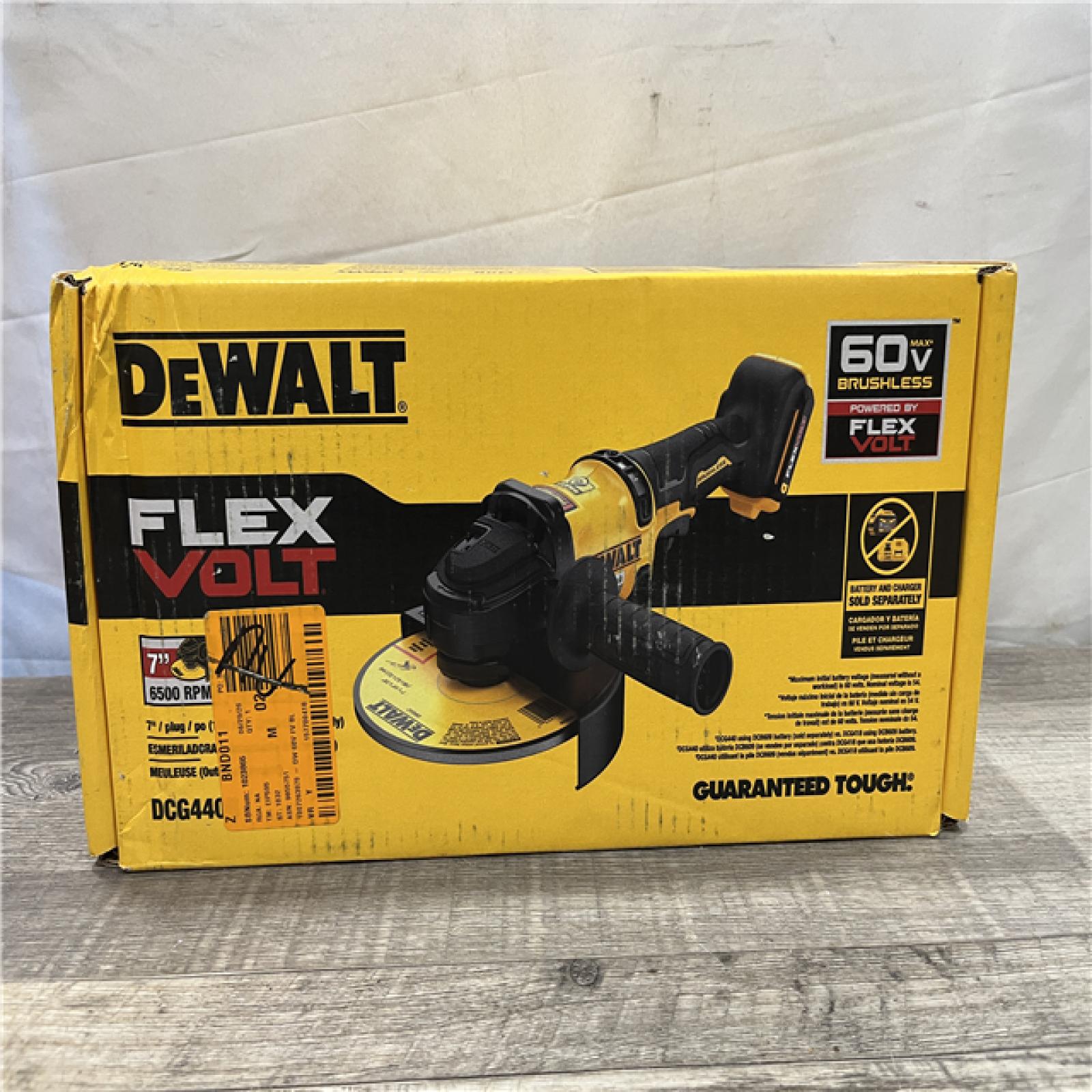 NEW - DEWALT FLEXVOLT 60V Cordless 7 in. Angle Grinder (Tool-Only)