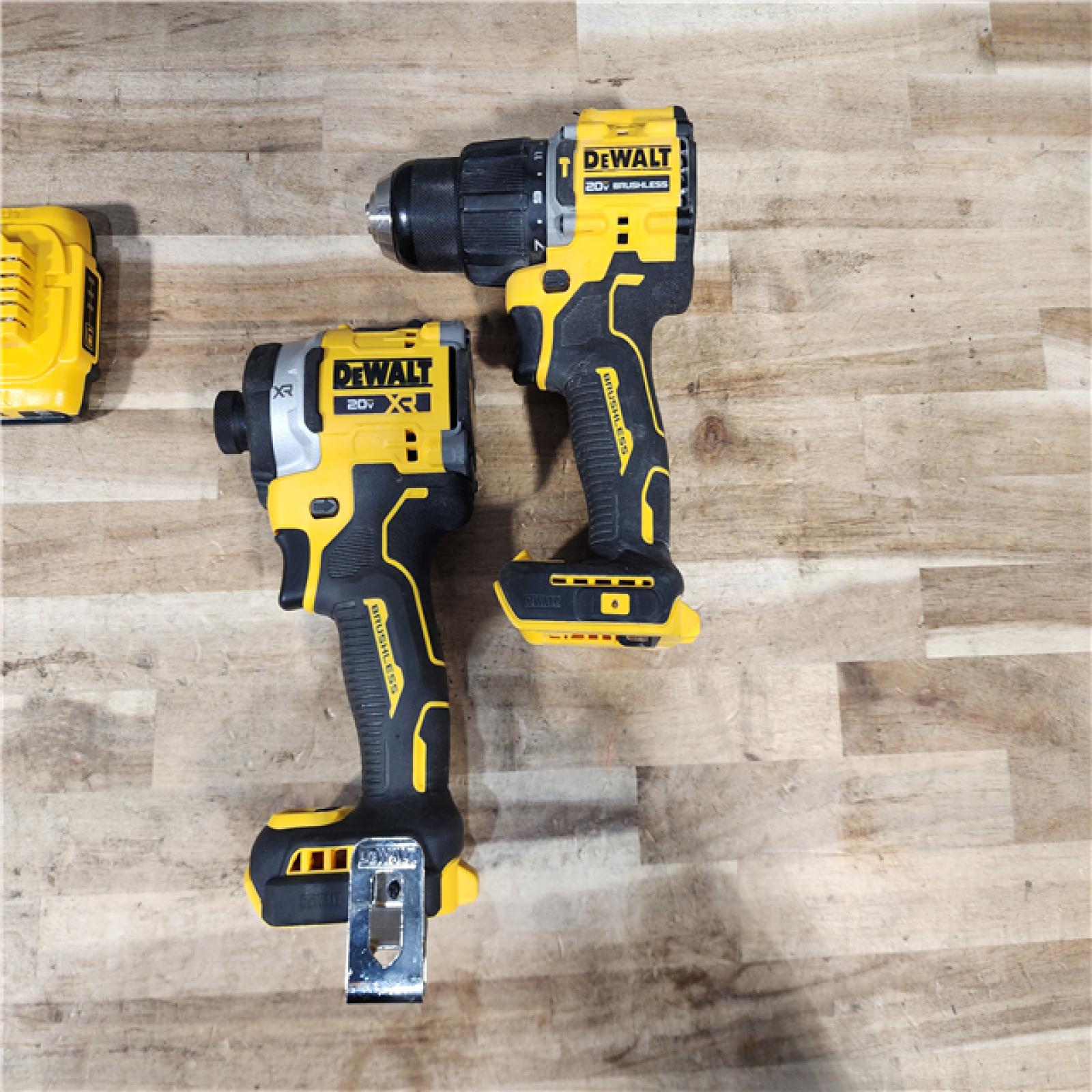 HOUSTON LOCATION - AS-IS DEWALT 2 TOOL COMBO KIT W/ (2) BATTERY & CHARGER
