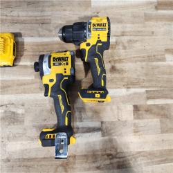 HOUSTON LOCATION - AS-IS DEWALT 2 TOOL COMBO KIT W/ (2) BATTERY & CHARGER