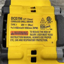 AS-IS DEWALT Atomic 20V Lithium-Ion Cordless Compact 1/2 in. Drill/Driver Kit