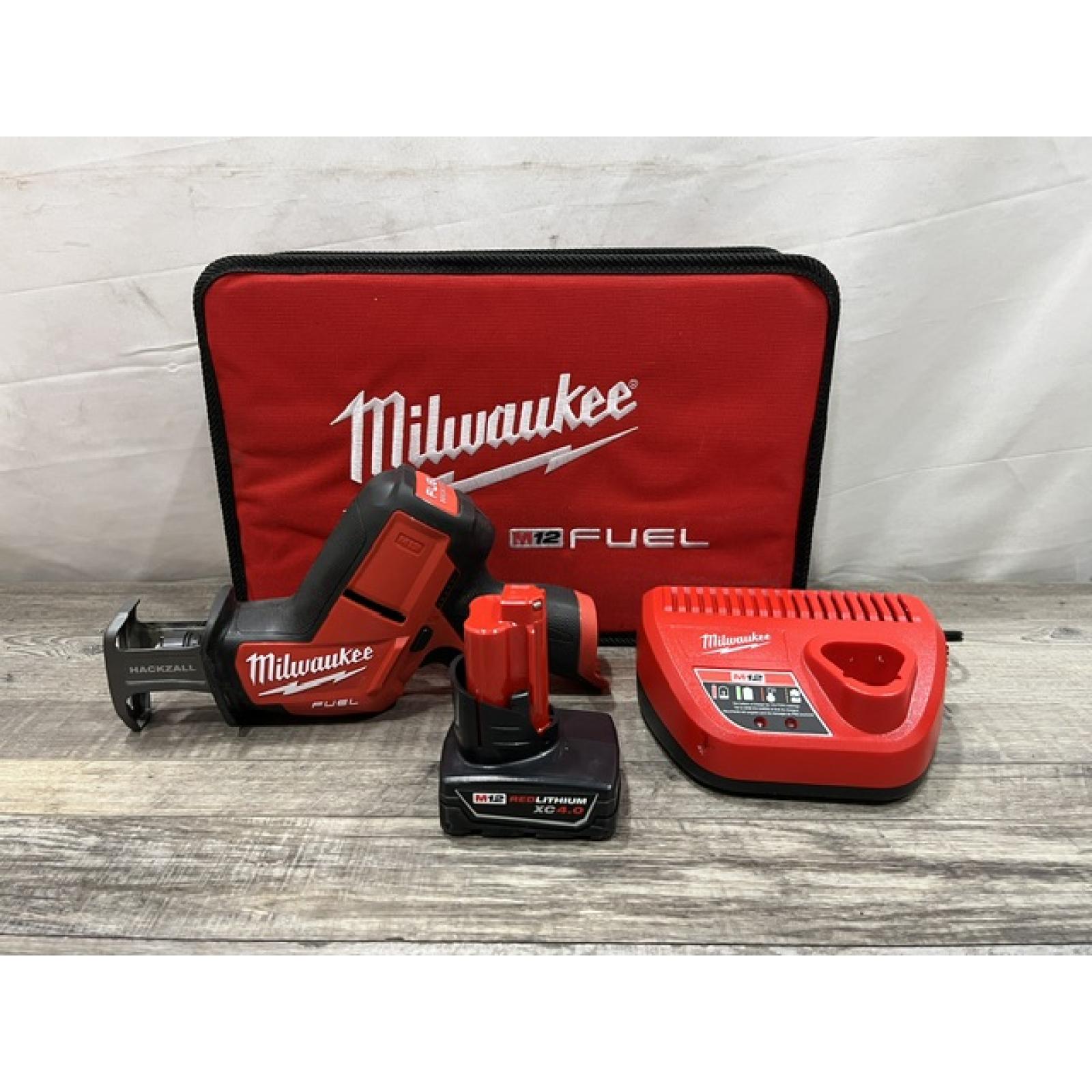 AS-IS Milwaukee FUEL 12V Lithium-Ion Brushless Cordless HACKZALL Reciprocating Saw Kit