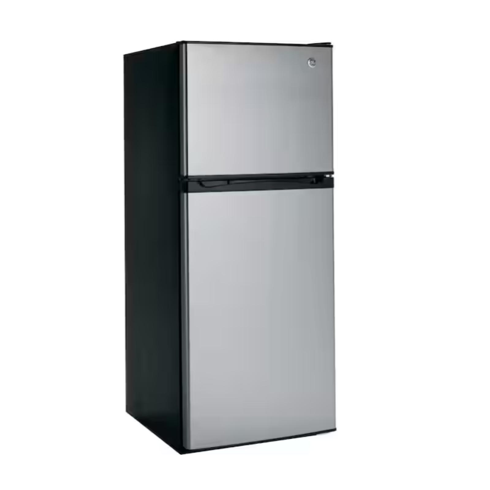 DALLAS LOCATION - GE 11.6 cu. ft. Top Freezer Refrigerator in Stainless Steel  ENERGY STAR