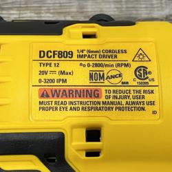 AS-IS DEWALT Atomic 20V Max Lithium-Ion Brushless Cordless Compact 1/4 in. Impact Driver Kit