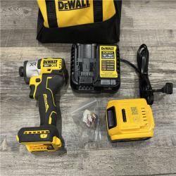 AS-IS DEWALT 20-Volt Maximum XR Lithium-Ion Cordless Brushless 1/4 in. 3-Speed Impact Driver Kit