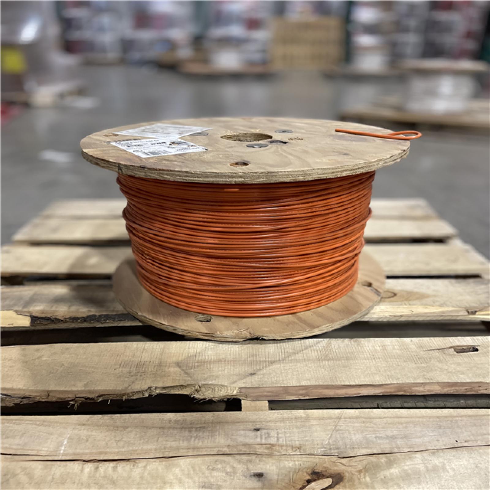 DALLAS LOCATION - AS-IS Southwire 2,500 ft. 6 Orange Stranded CU SIMpull THHN Wire (SEE NOTES)