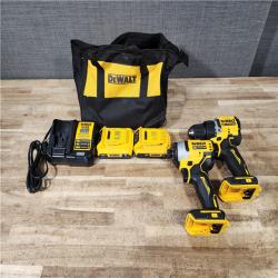 HOUSTON LOCATION - AS - IS DEWALT ATOMIC 20-Volt MAX Lithium-Ion Cordless Combo Kit