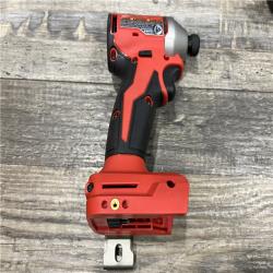 AS-IS Milwaukee 18-Volt Lithium-Ion Compact Brushless Cordless 1/4 in. Impact Driver Kit
