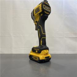 AS-IS - DeWALT ATOMIC 20V MAX Cordless Compact Impact Driver Kit W/ Li-Ion Battery, 1/4, Brushless
