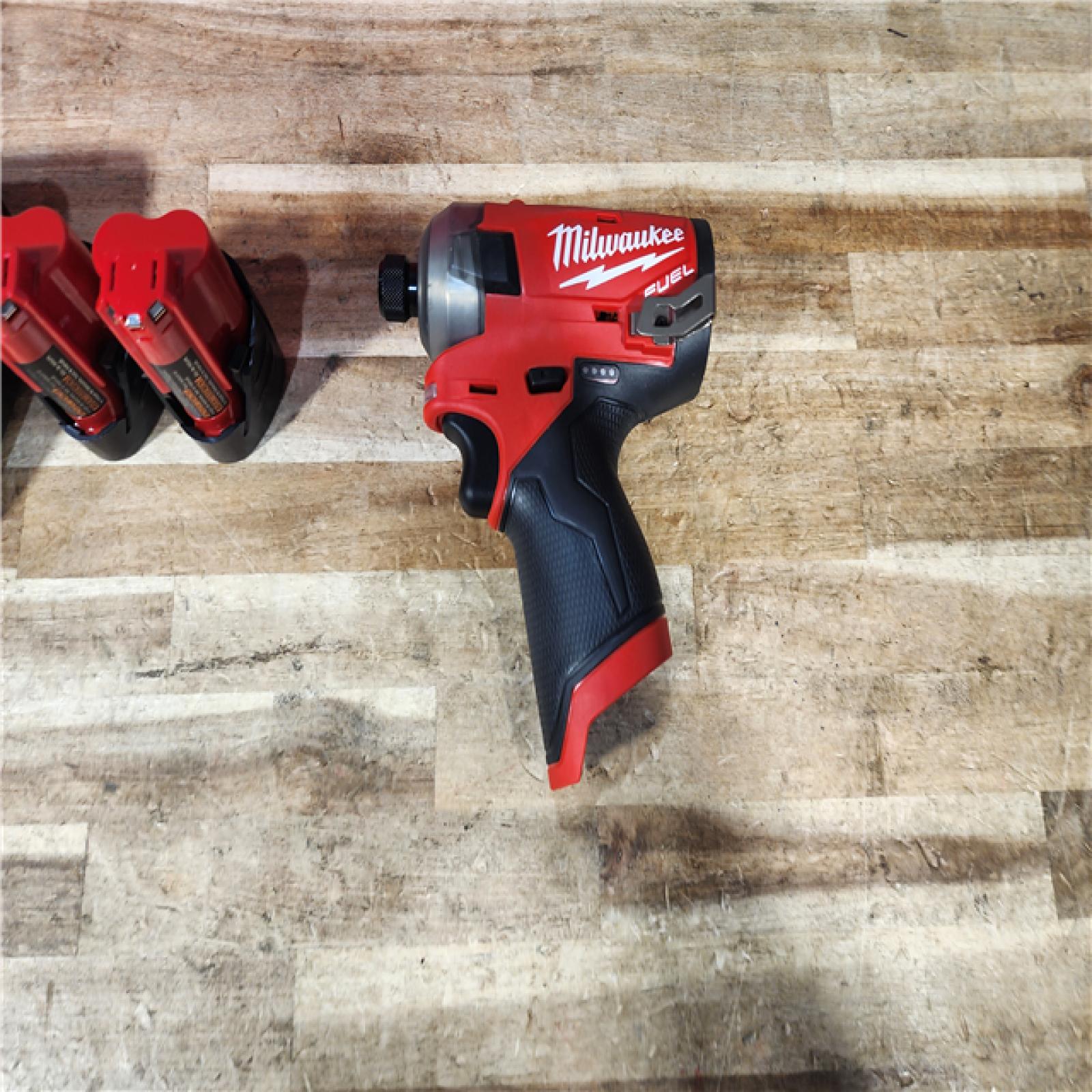 HOUSTON LOCATION - AS - IS Milwaukee FUEL SURGE 12V Lithium-Ion Brushless Cordless 1/4 in. Hex Impact Driver Compact Kit