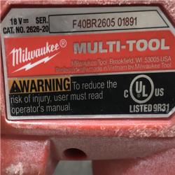 AS-IS Milwaukee 18V Lithium-Ion Cordless Oscillating Multi-Tool (Tool-Only)