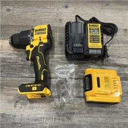 AS-IS DEWALT ATOMIC 20V Lithium-Ion Cordless 1/2 in. Hammer Drill Kit