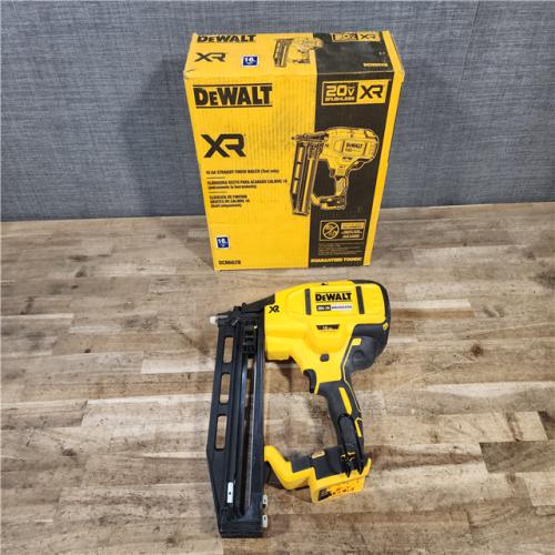 HOUSTON LOCATION - AS-IS DEWALT 20V MAX XR 16-Gauge Lithium-Ion Cordless Finish Nailer (Tool Only)