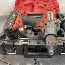 AS-IS - Milwaukee M18 FUEL 18-Volt Lithium-Ion Brushless Cordless 1/2 in. Hammer Drill/Driver Kit
