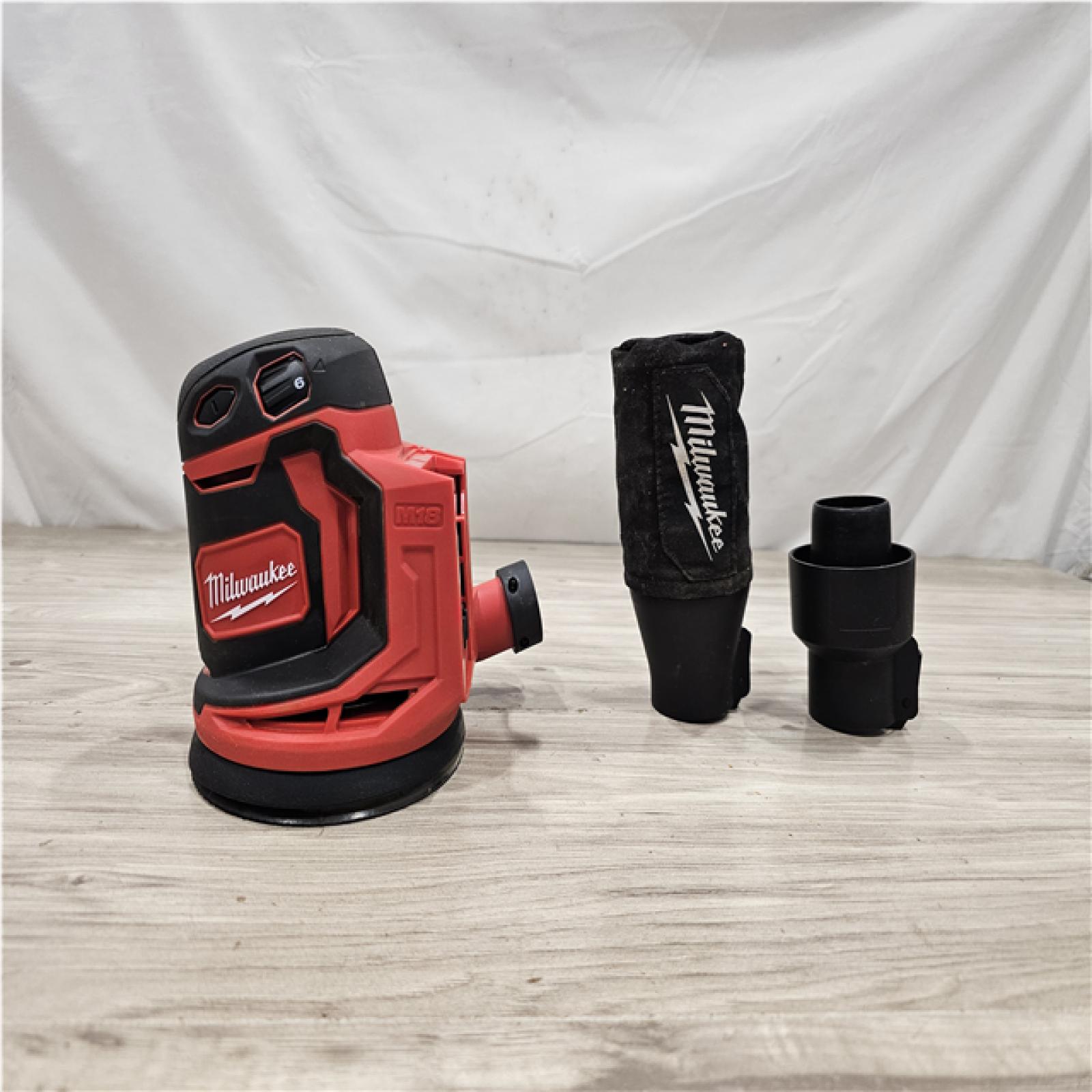 AS-IS Milwaukee 18V Lithium-Ion Cordless 5 in. Random Orbit Sander (Tool-Only)