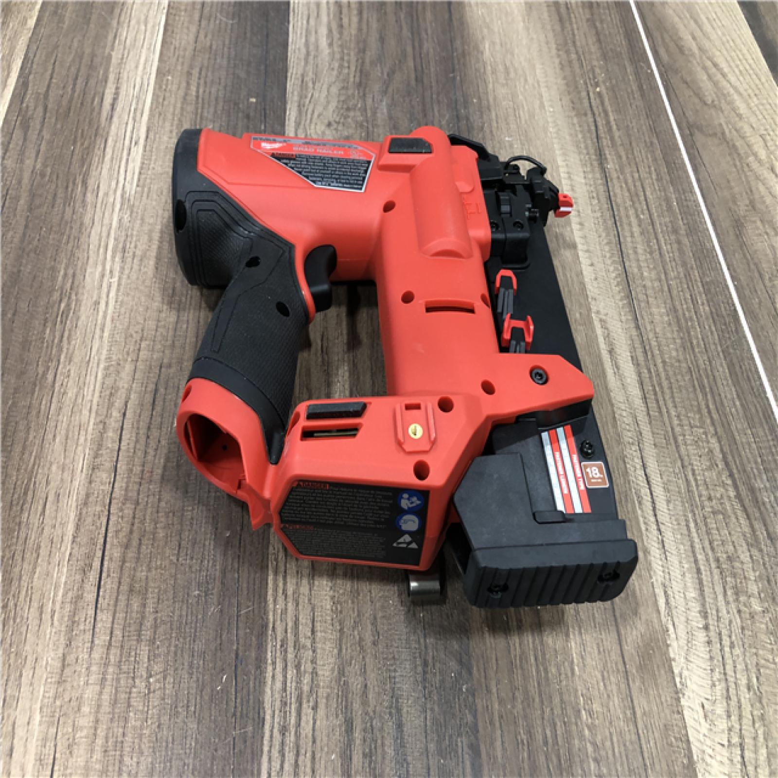 AS-IS Milwaukee FUEL 12-Volt Lithium-Ion Brushless Cordless 18-Gauge 1-1/2 in. Compact Brad Nailer (Tool Only)