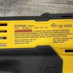 AS-IS DEWALT 20V MAX Cordless Battery Powered Pruner Kit