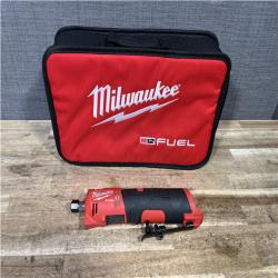 Houston Location AS-IS Milwaukee FUEL 12V Lithium-Ion Brushless Cordless 1/4 in. Straight Die Grinder (Tool-Only)