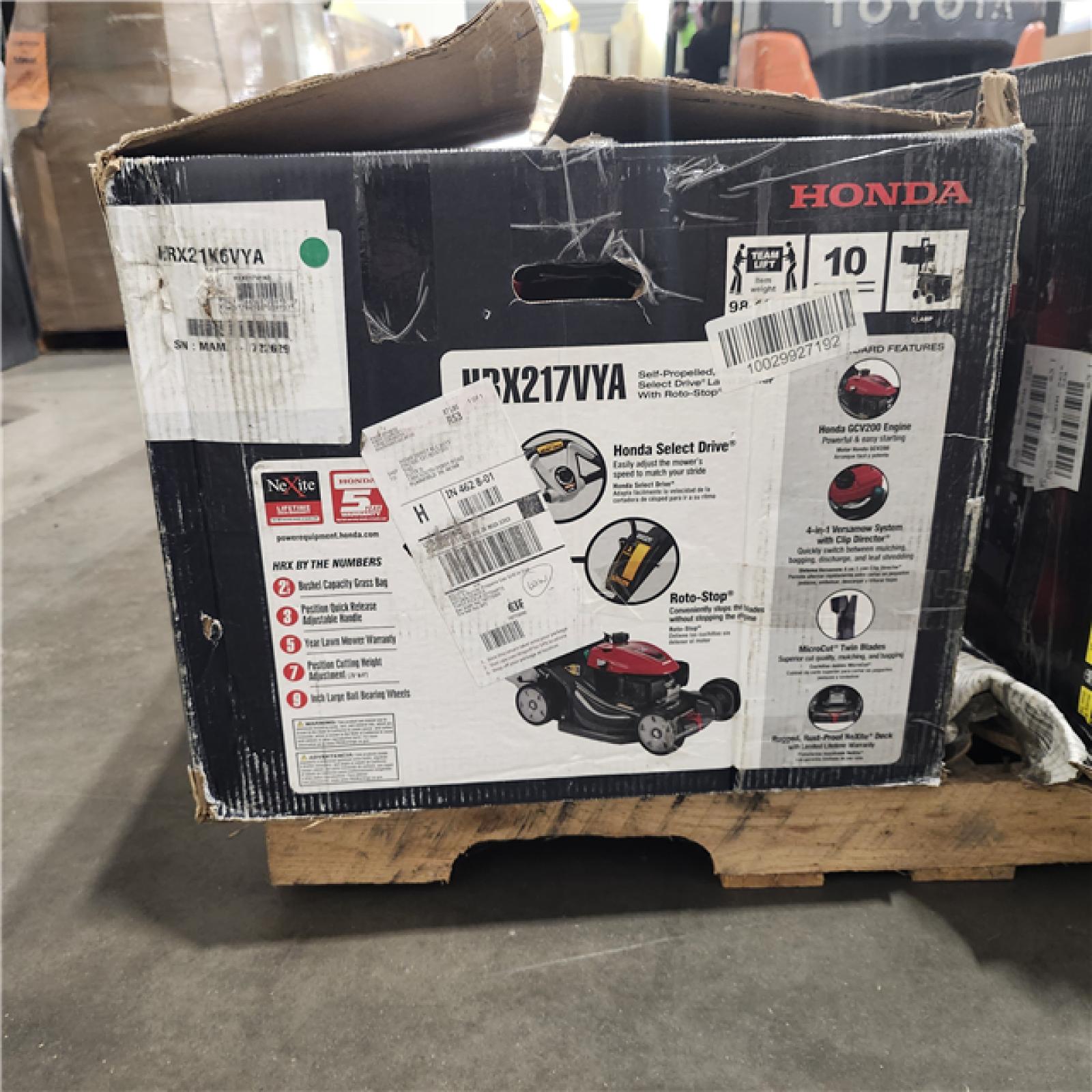 Dallas Location - As-Is Honda HRX217VKA Mower | 21 Walk Behind Mower
