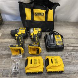 AS-IS DEWALT ATOMIC 20-Volt MAX Lithium-Ion Cordless Combo Kit