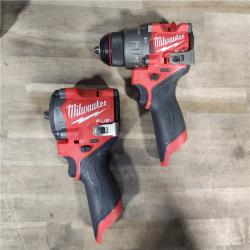 HOUSTON LOCATION - AS-IS Milwaukee 2 Tool Combo Kit W/ (2) Battery & Charger