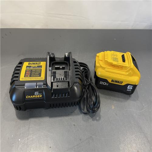 AS-IS - Dewalt 20V Lithium-Ion 6.0Ah Battery Pack & Charger Kit