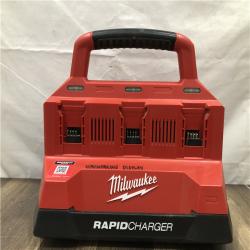 AS-IS Milwaukee M18 18V Lithium-Ion PACKOUT 6-Port Rapid Charger